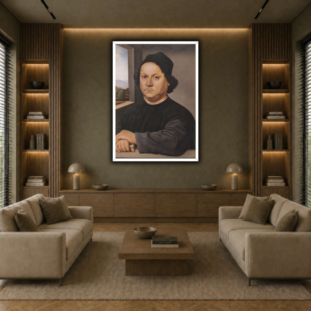 Raffaello_Sanzio_Retrato_de_Pietro_Perugino earth-living room