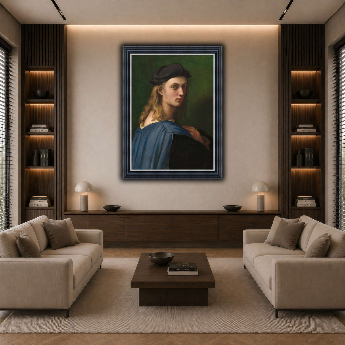 Raffaello_Sanzio_Ritratto_di_Bindo_Altoviti dark neutral-living room