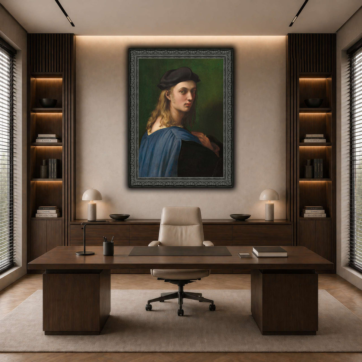 Raffaello_Sanzio_Ritratto_di_Bindo_Altoviti dark neutral-office