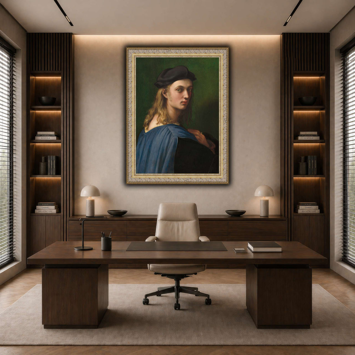 Raffaello_Sanzio_Ritratto_di_Bindo_Altoviti dark neutral-office