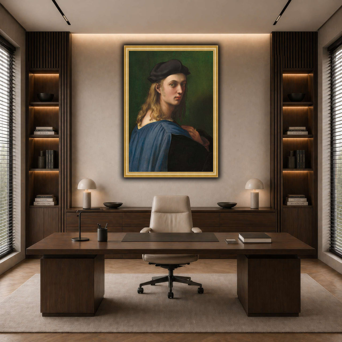 Raffaello_Sanzio_Ritratto_di_Bindo_Altoviti dark neutral-office