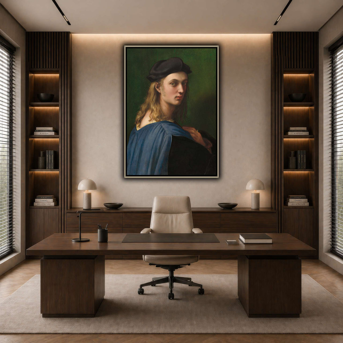 Raffaello_Sanzio_Ritratto_di_Bindo_Altoviti dark neutral-office
