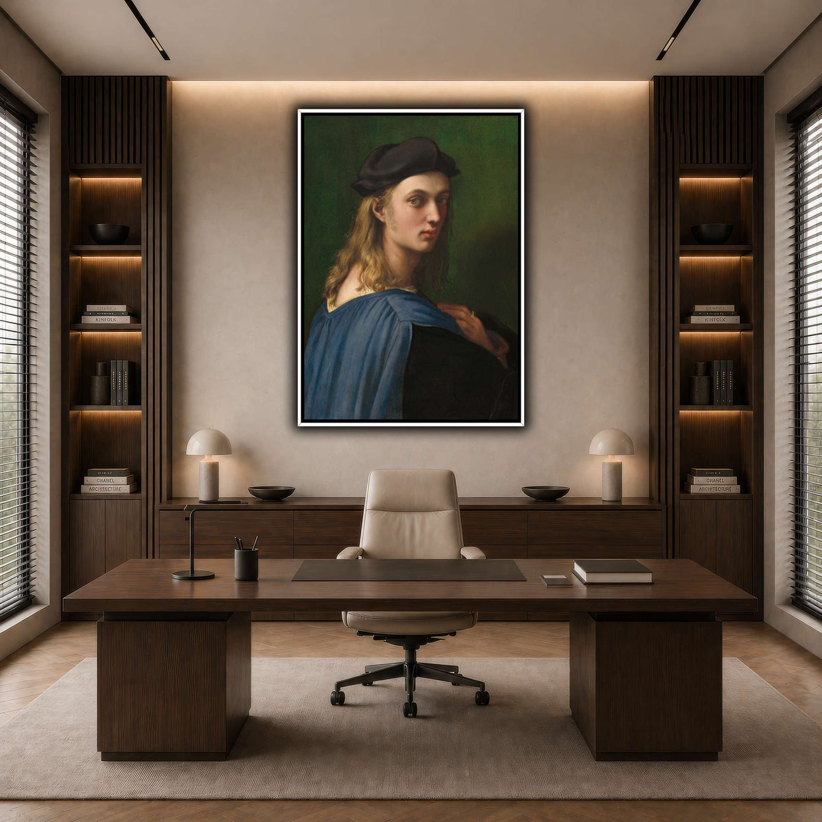 Raffaello_Sanzio_Ritratto_di_Bindo_Altoviti dark neutral-office