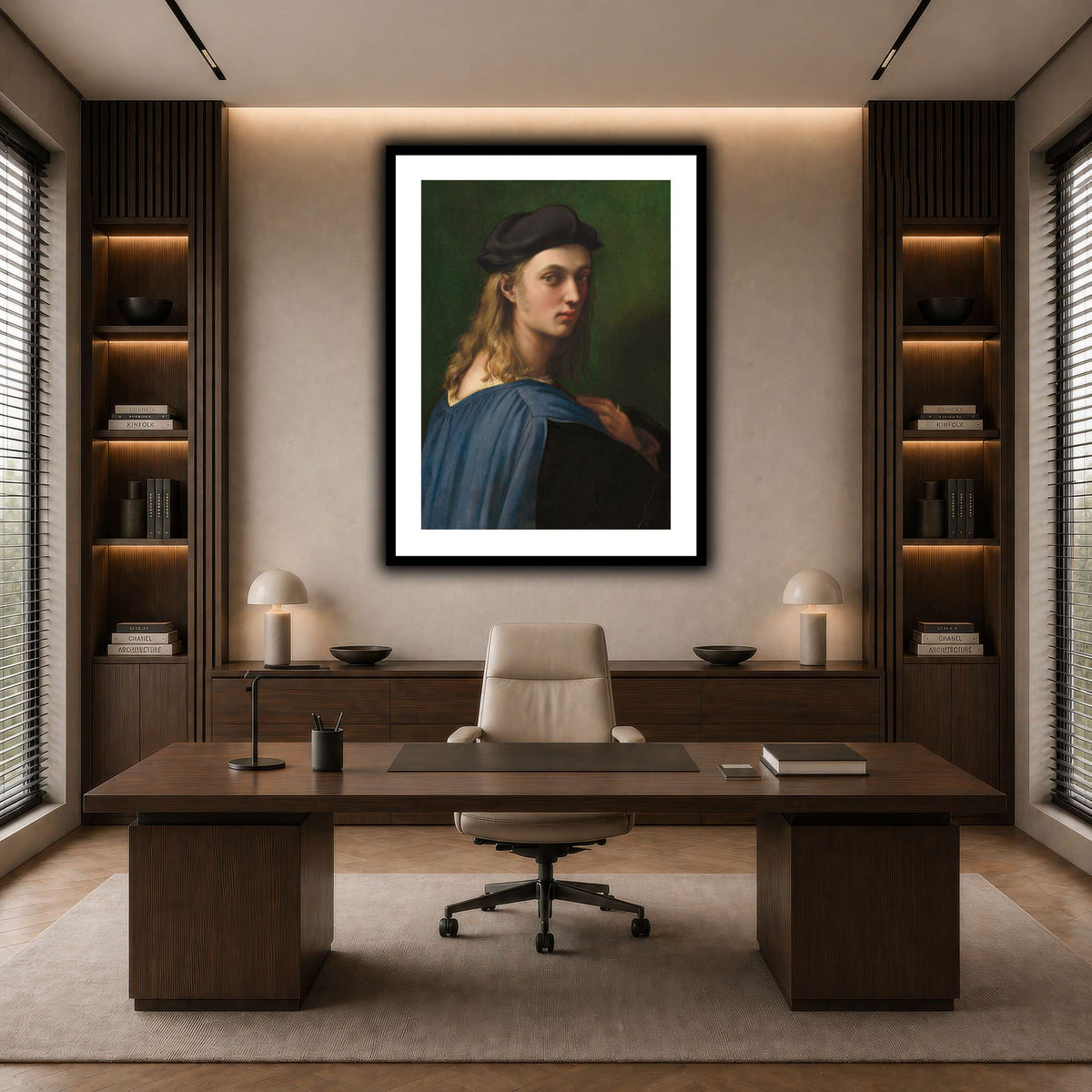Raffaello_Sanzio_Ritratto_di_Bindo_Altoviti dark neutral-office