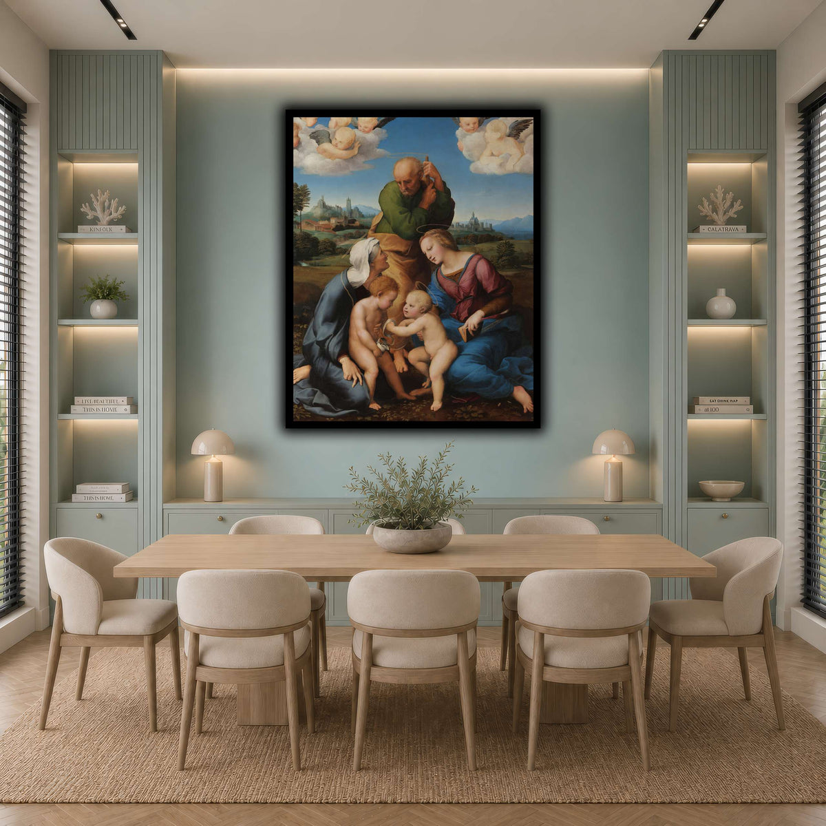 Raffaello_Sanzio_Sacra_Famiglia_Canigiani cool-dining
