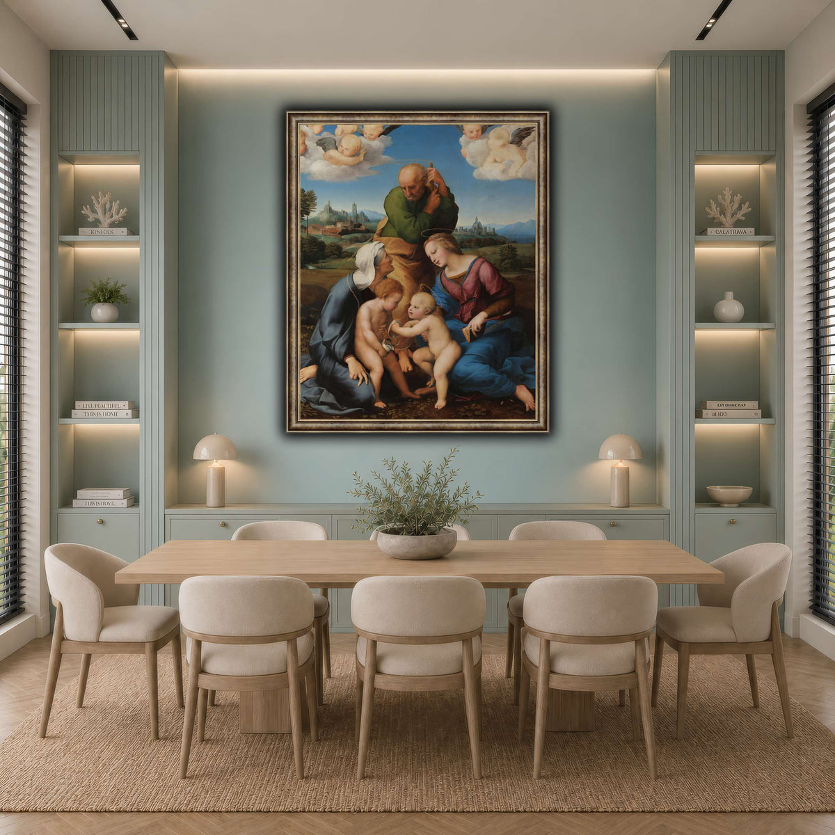 Raffaello_Sanzio_Sacra_Famiglia_Canigiani cool-dining