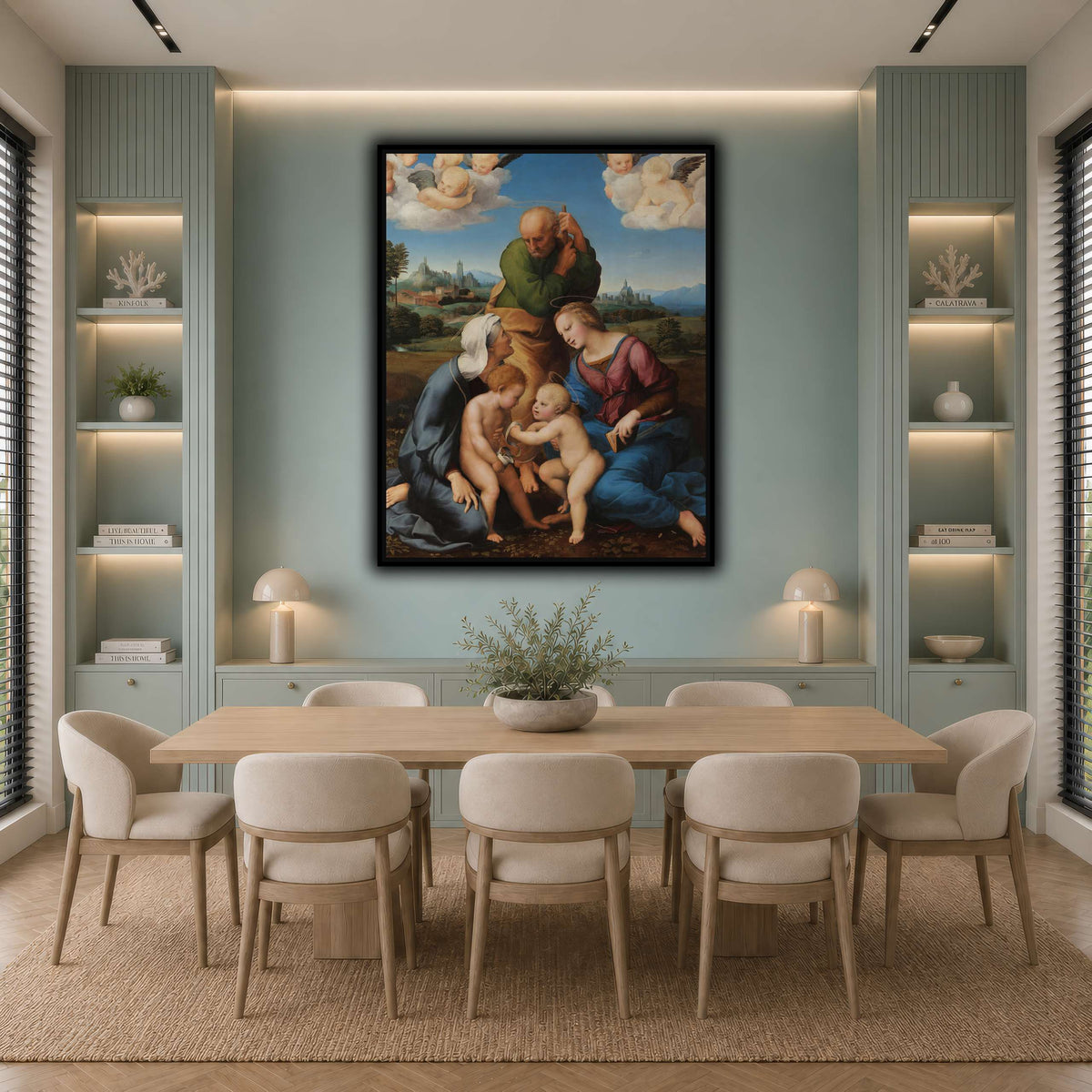 Raffaello_Sanzio_Sacra_Famiglia_Canigiani cool-dining