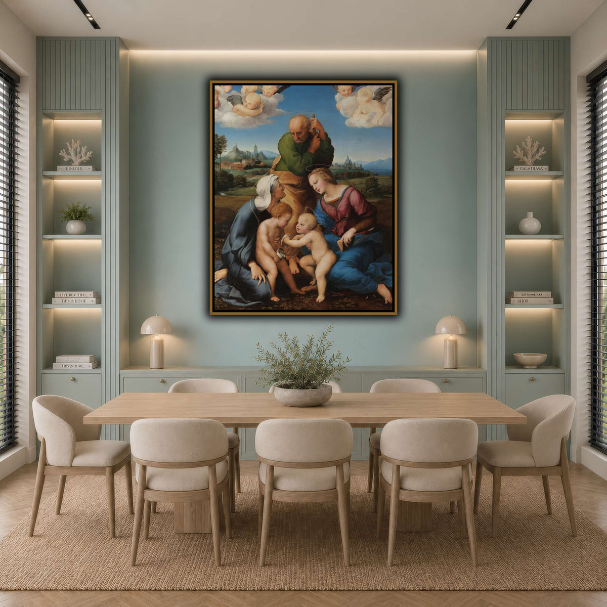Raffaello_Sanzio_Sacra_Famiglia_Canigiani cool-dining
