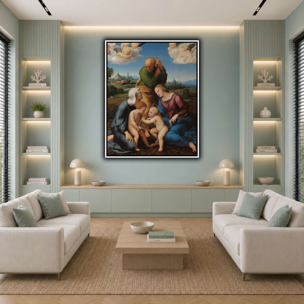 Raffaello_Sanzio_Sacra_Famiglia_Canigiani cool-living room