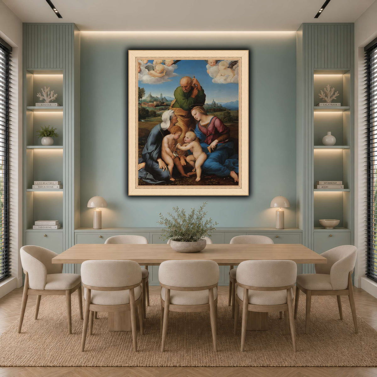 Raffaello_Sanzio_Sacra_Famiglia_Canigiani cool-dining