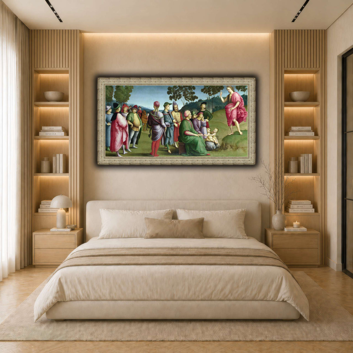 Raffaello_Sanzio_Saint_John_the_Baptist_Preaching light neutral- bedroom