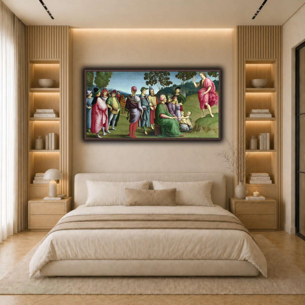 Raffaello_Sanzio_Saint_John_the_Baptist_Preaching light neutral- bedroom