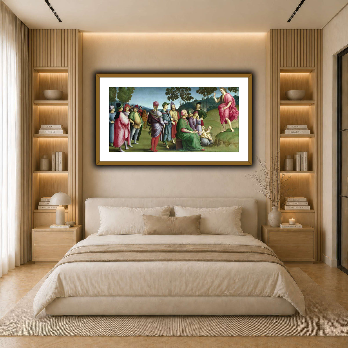 Raffaello_Sanzio_Saint_John_the_Baptist_Preaching light neutral- bedroom