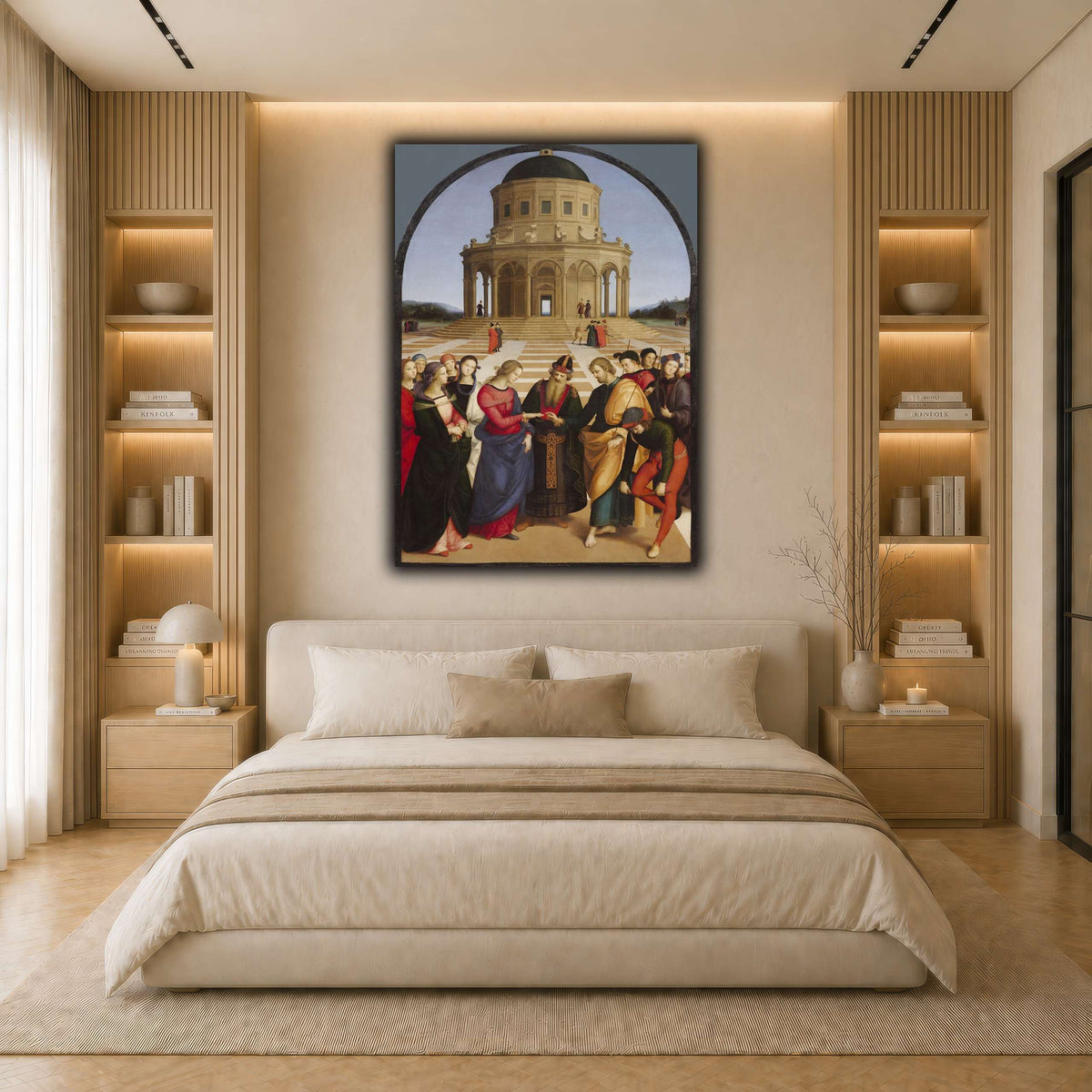 Raffaello_Sanzio_Spozalizio light neutral- bedroom