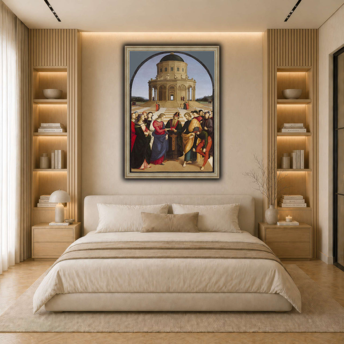 Raffaello_Sanzio_Spozalizio light neutral- bedroom