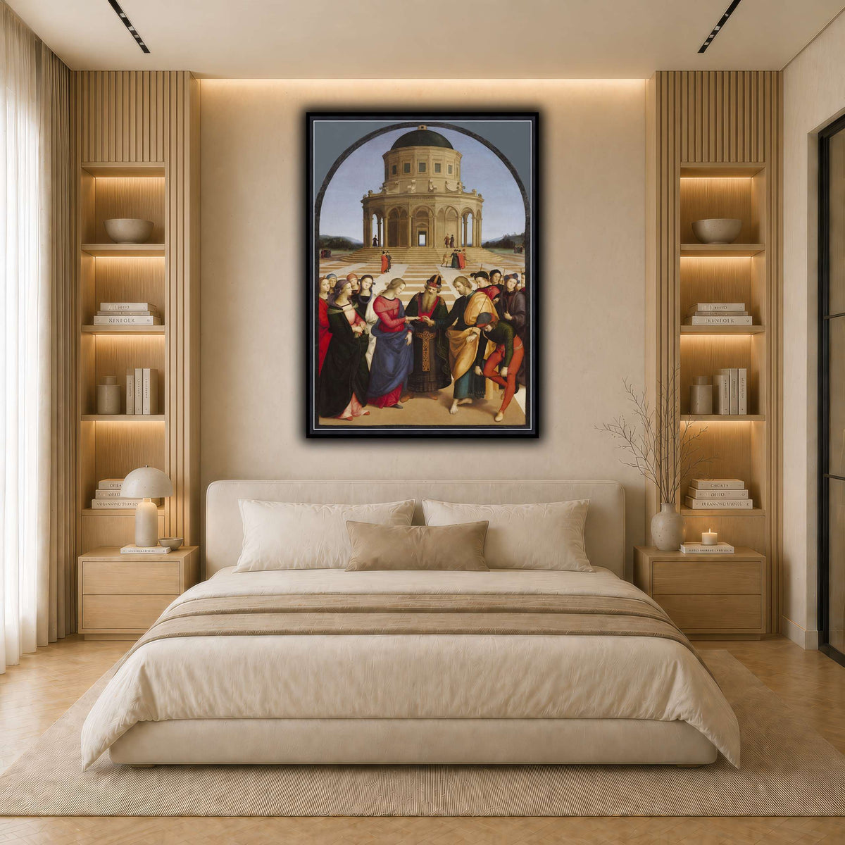 Raffaello_Sanzio_Spozalizio light neutral- bedroom