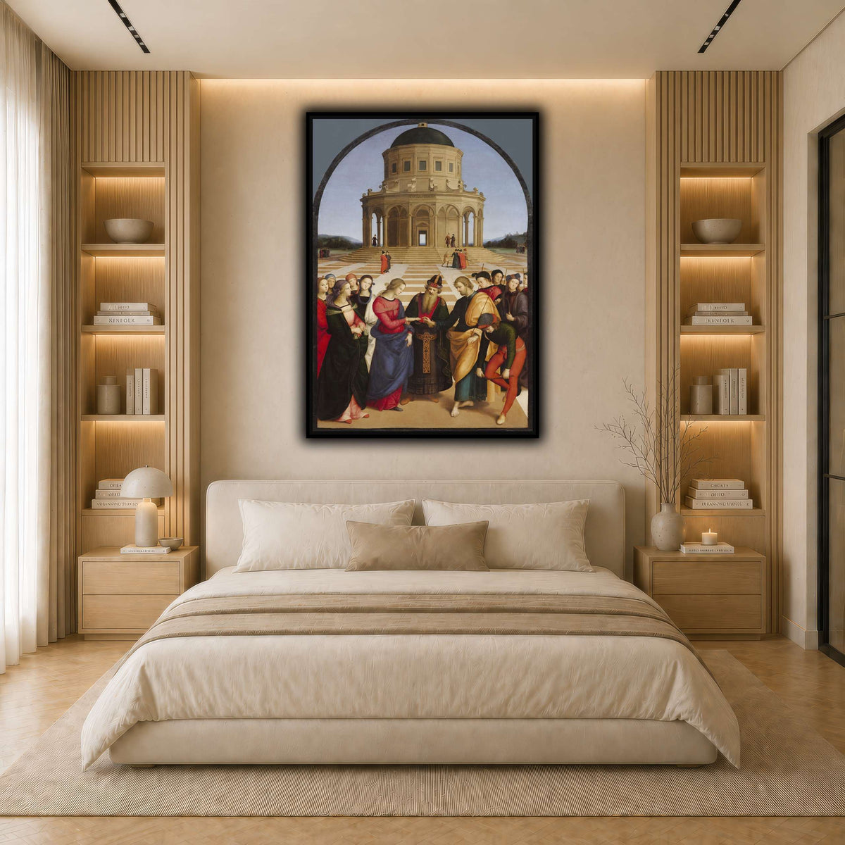 Raffaello_Sanzio_Spozalizio light neutral- bedroom