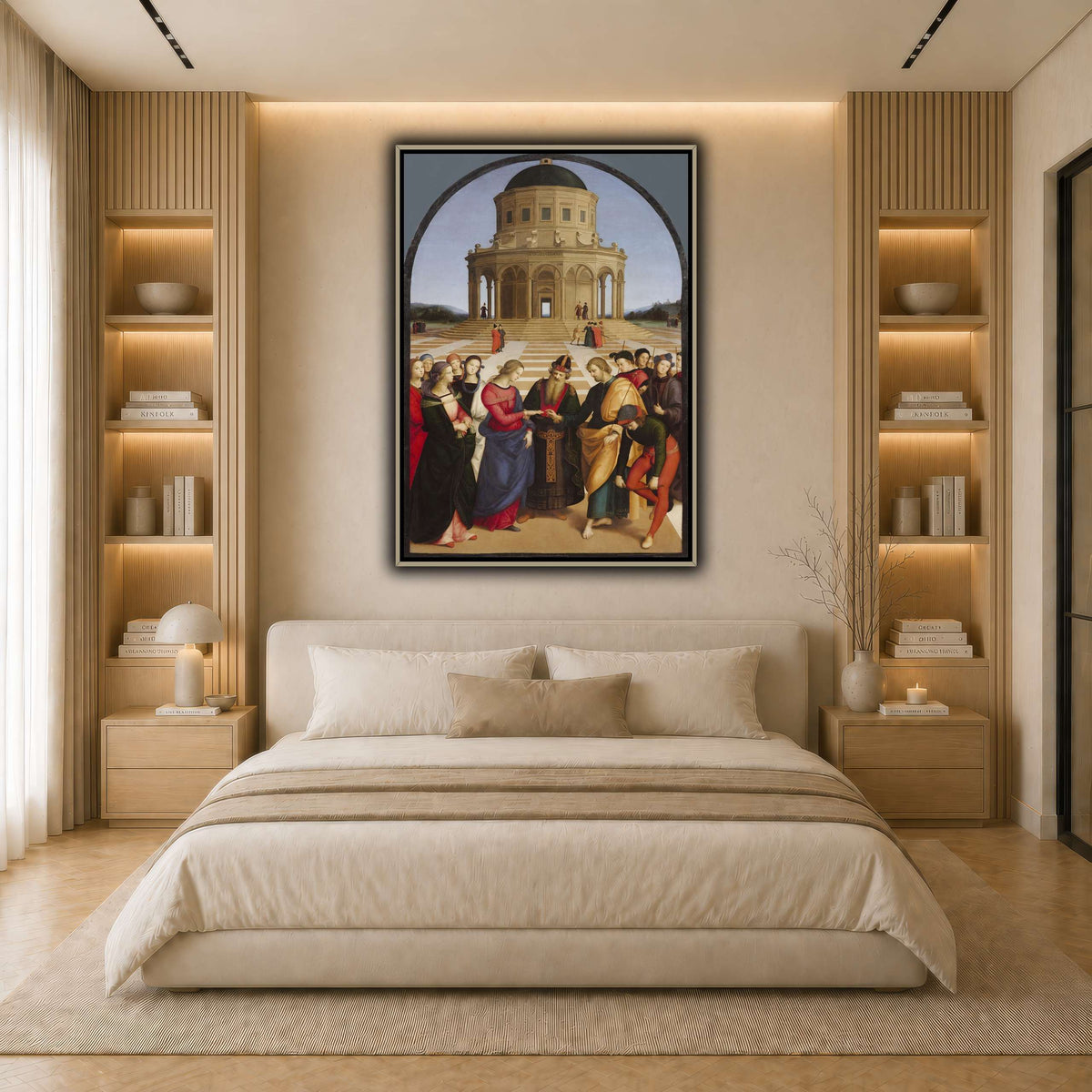 Raffaello_Sanzio_Spozalizio light neutral- bedroom