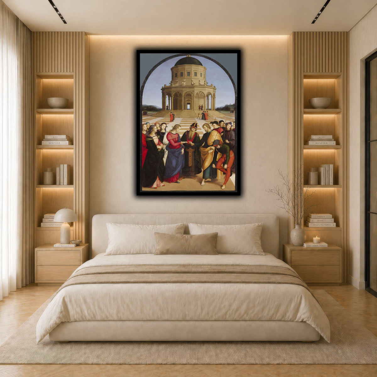 Raffaello_Sanzio_Spozalizio light neutral- bedroom