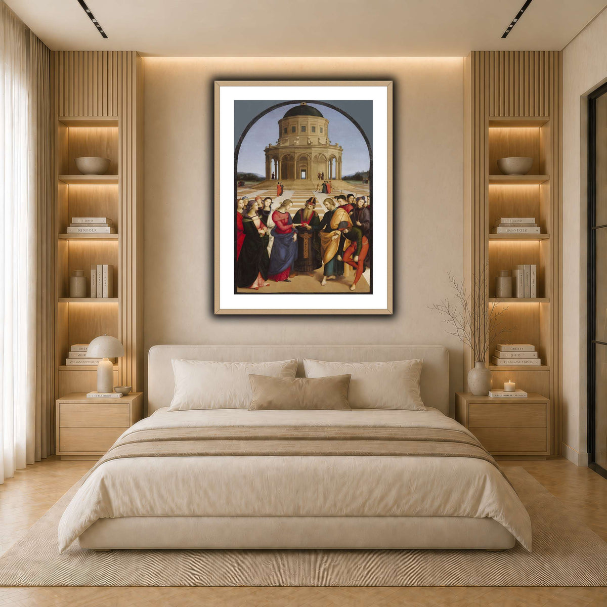 Raffaello_Sanzio_Spozalizio light neutral- bedroom