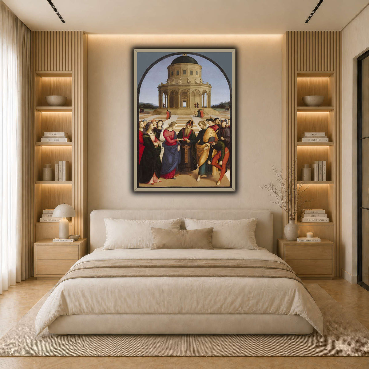 Raffaello_Sanzio_Spozalizio light neutral- bedroom