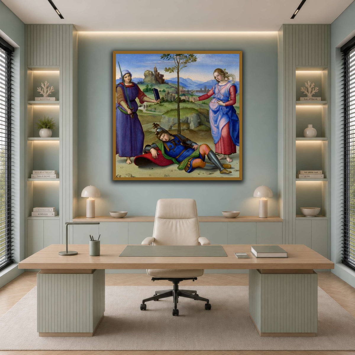 Raffaello_Sanzio_Sueño_del_Caballero cool-office