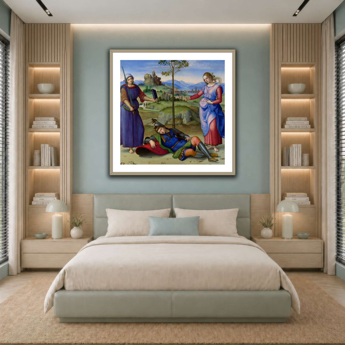 Raffaello_Sanzio_Sueño_del_Caballero cool-bedroom