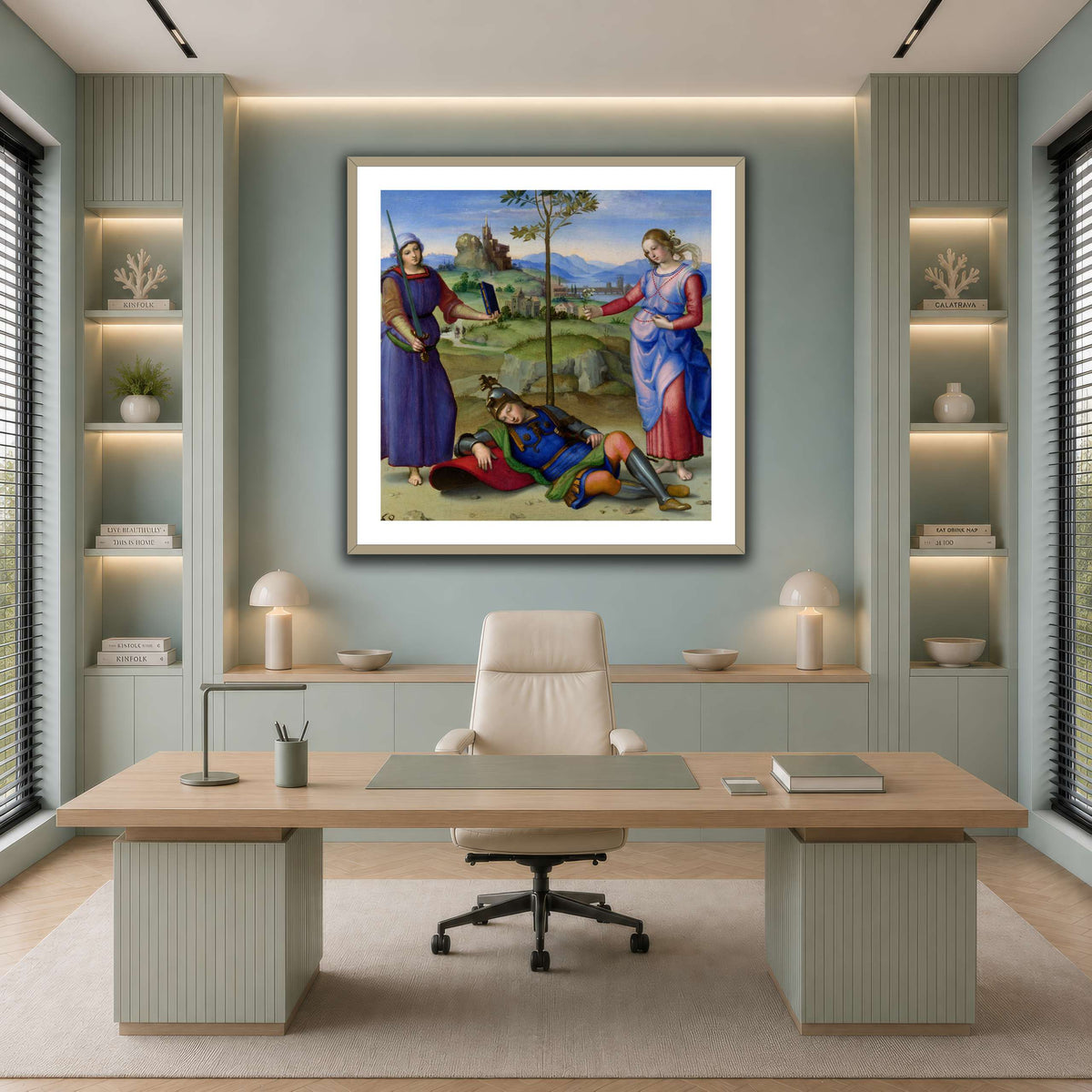 Raffaello_Sanzio_Sueño_del_Caballero cool-office