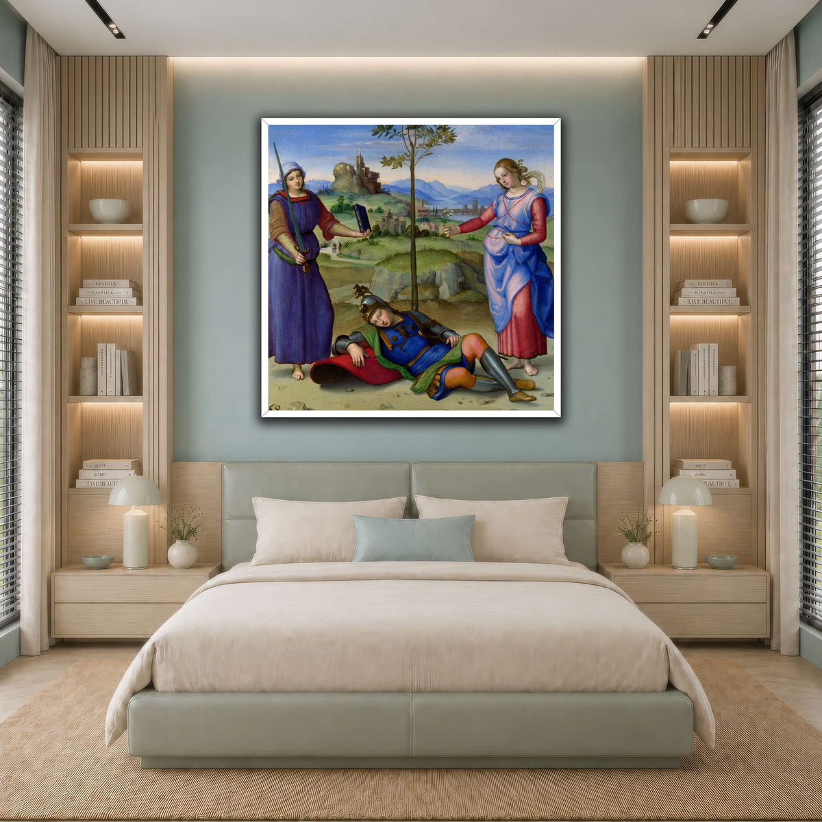 Raffaello_Sanzio_Sueño_del_Caballero cool-bedroom