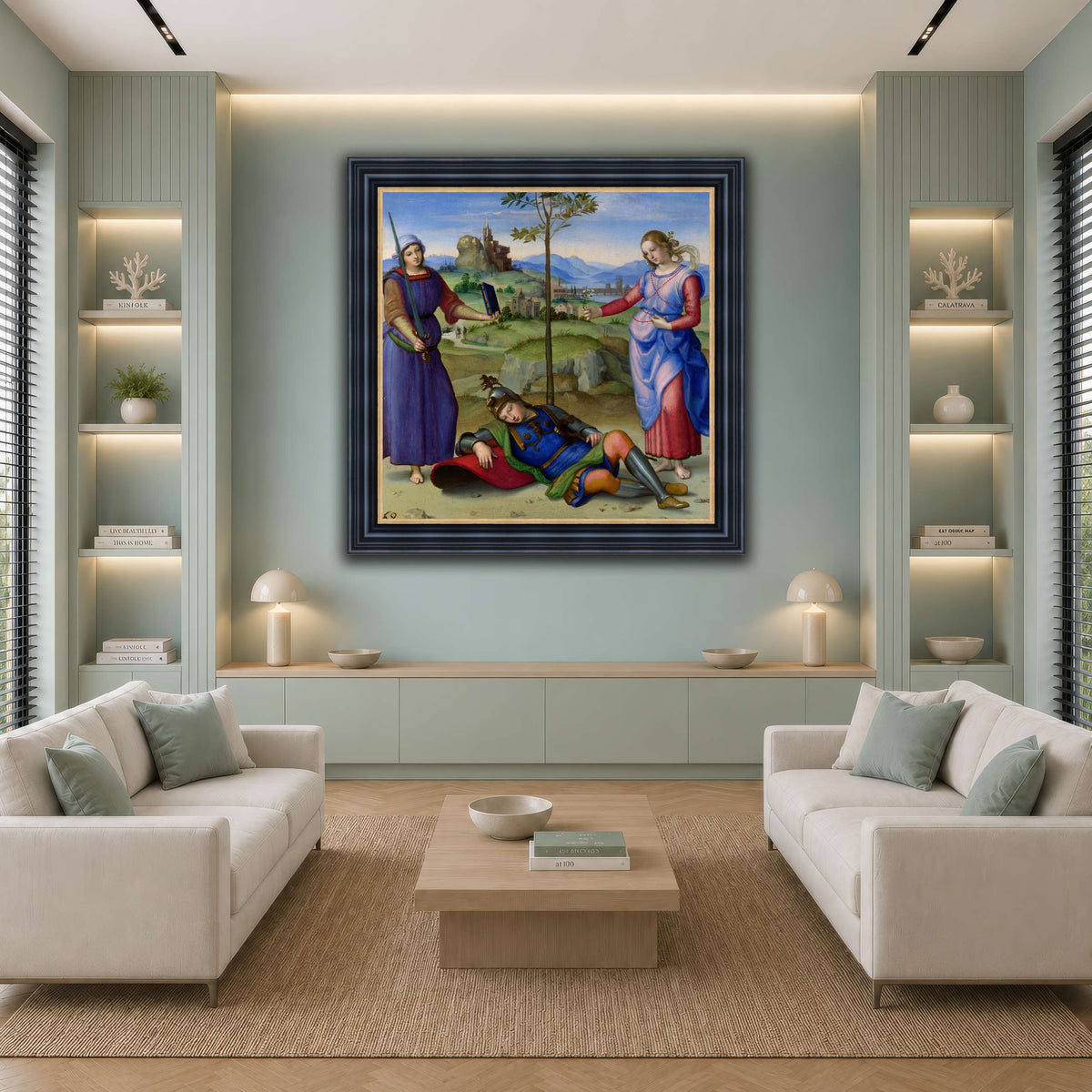 Raffaello_Sanzio_Sueño_del_Caballero cool-living room