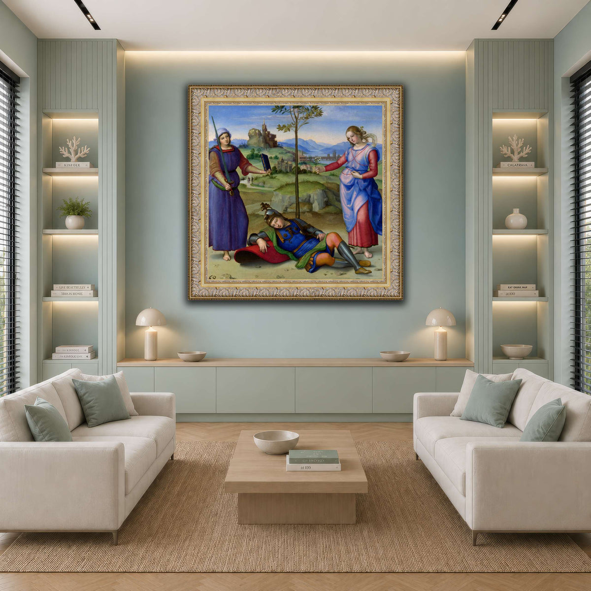 Raffaello_Sanzio_Sueño_del_Caballero cool-living room