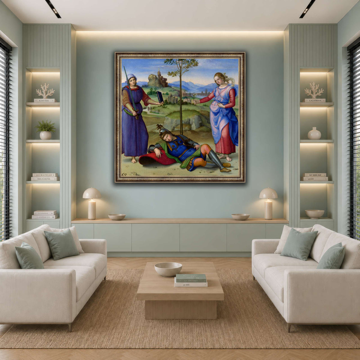 Raffaello_Sanzio_Sueño_del_Caballero cool-living room