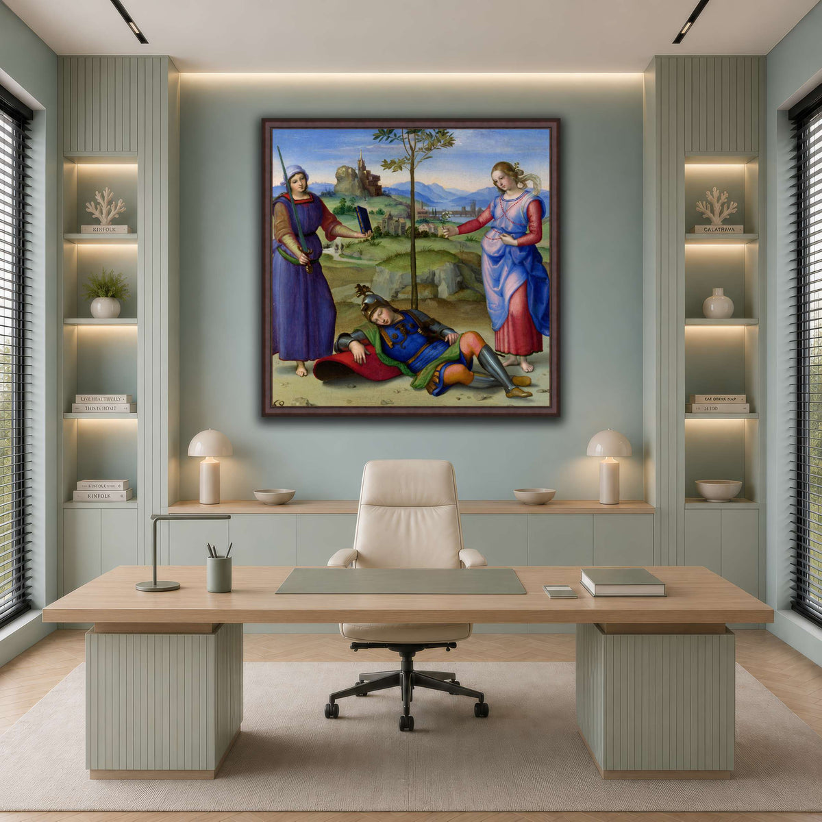 Raffaello_Sanzio_Sueño_del_Caballero cool-office
