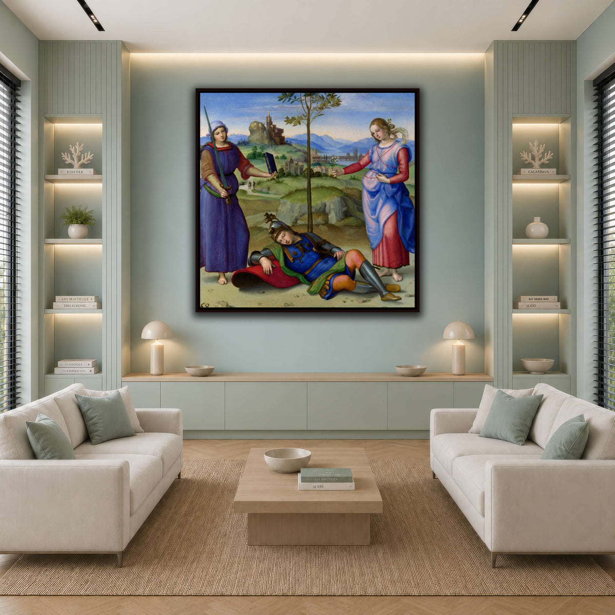 Raffaello_Sanzio_Sueño_del_Caballero cool-living room