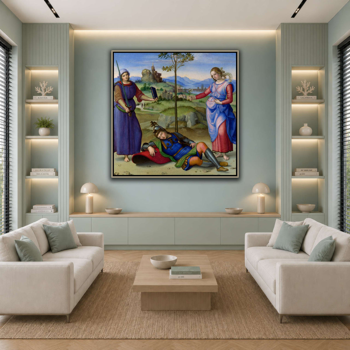 Raffaello_Sanzio_Sueño_del_Caballero cool-living room