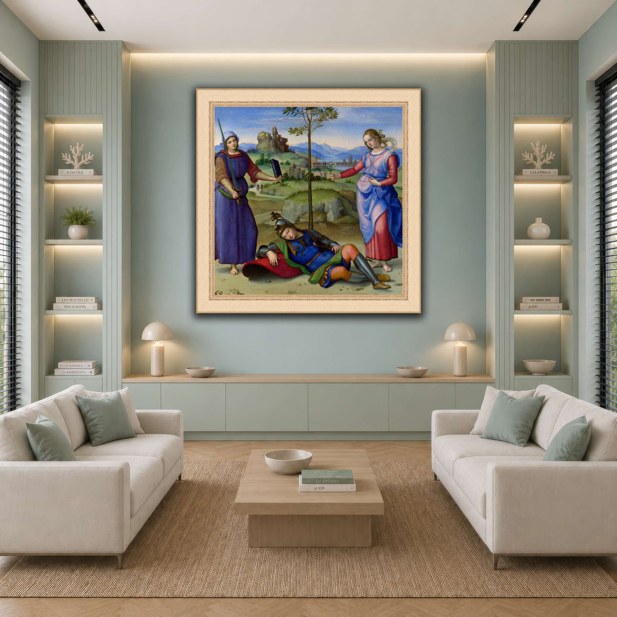 Raffaello_Sanzio_Sueño_del_Caballero cool-living room