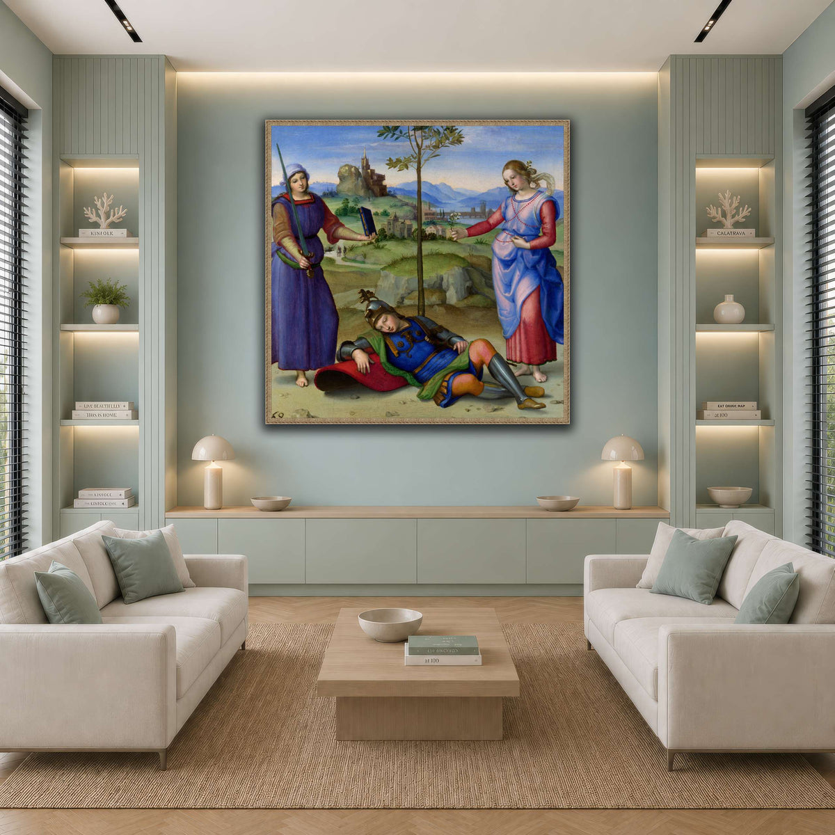 Raffaello_Sanzio_Sueño_del_Caballero cool-living room