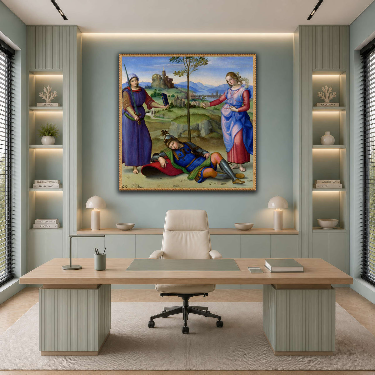 Raffaello_Sanzio_Sueño_del_Caballero cool-office