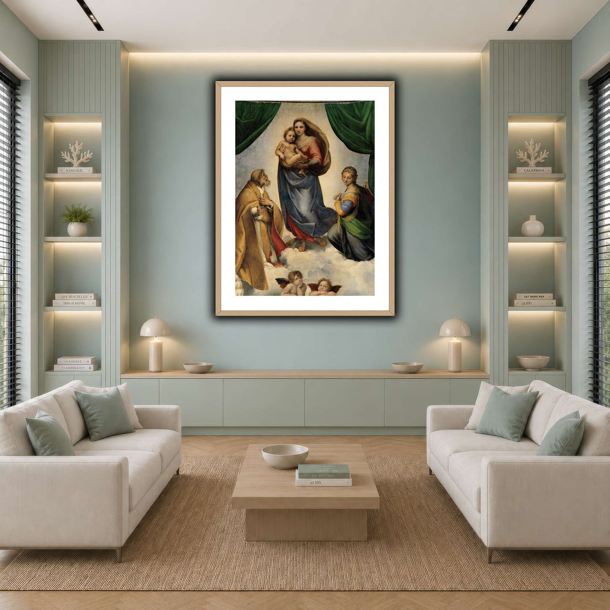 Raffaello_Sanzio_The_Sistine_Madonna cool-living room