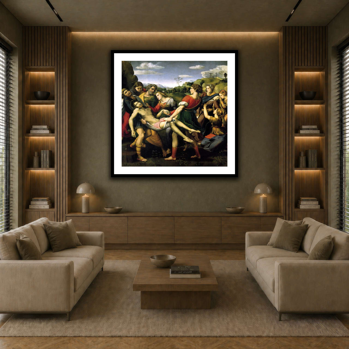 Raffaello_Sanzio_deposizione earth-living room