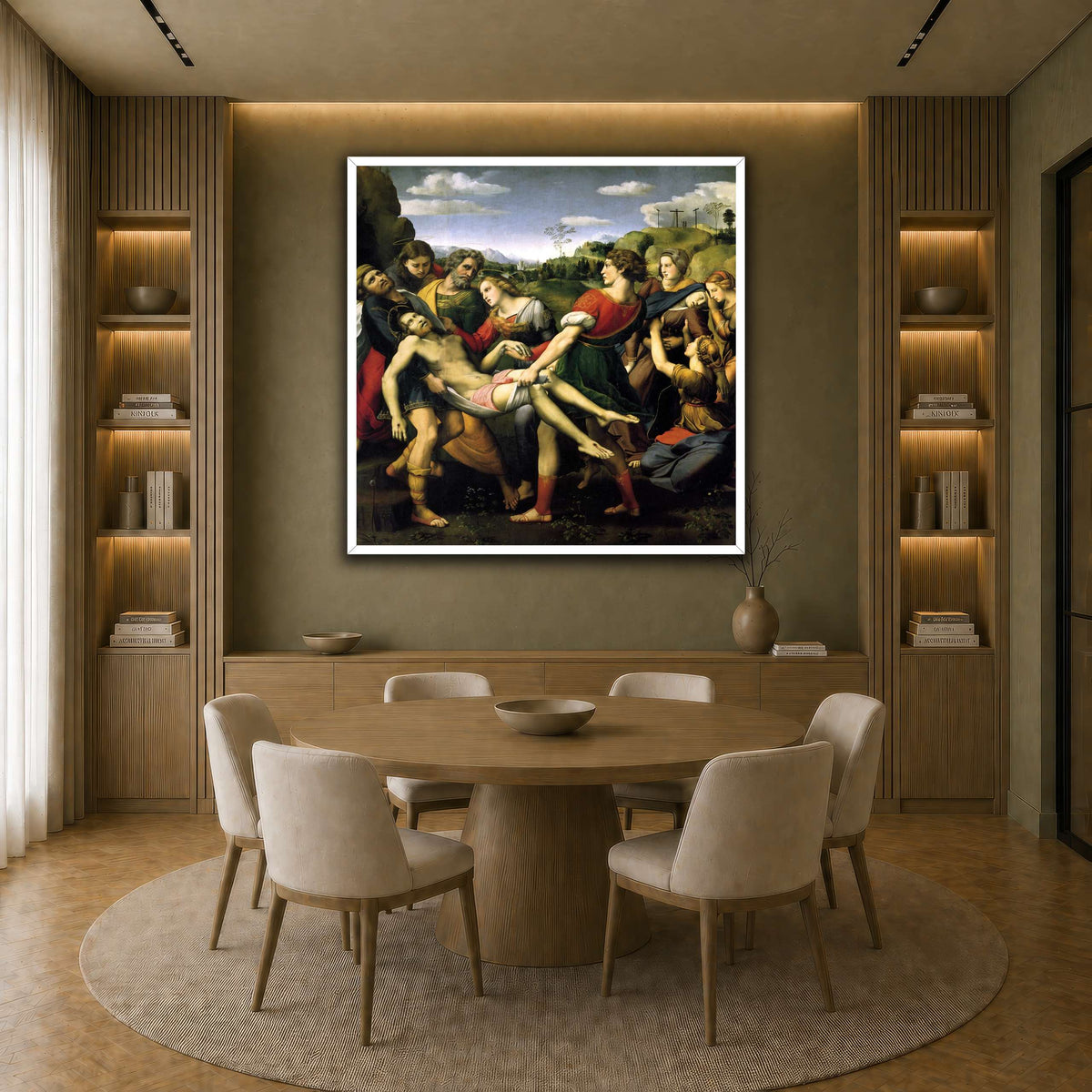 Raffaello_Sanzio_deposizione earth-dining room