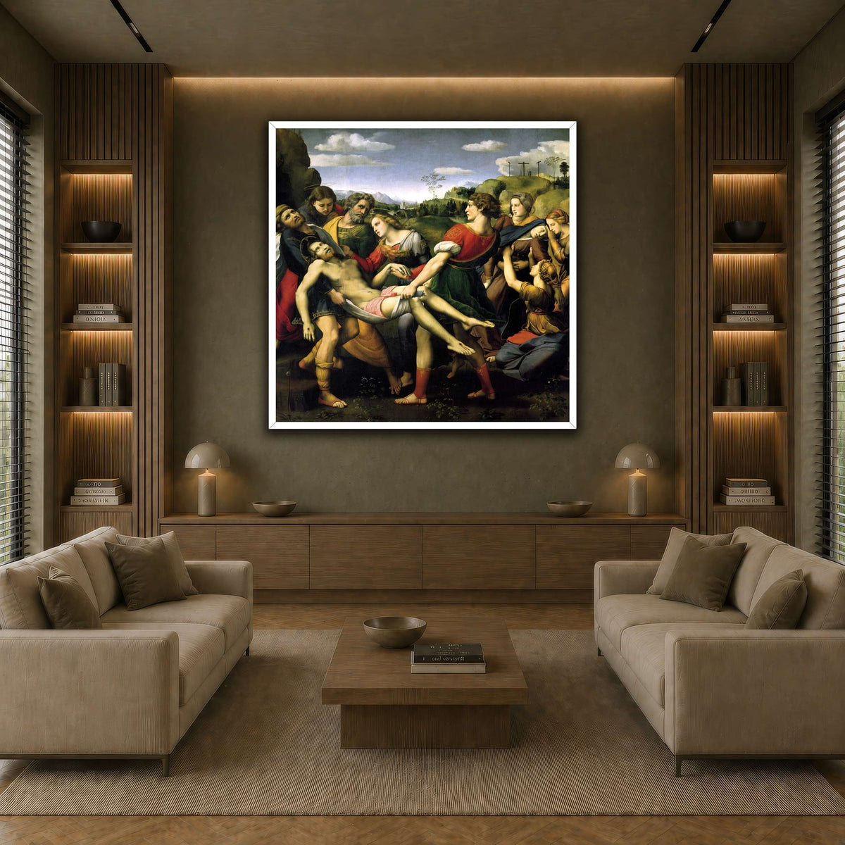 Raffaello_Sanzio_deposizione earth-living room