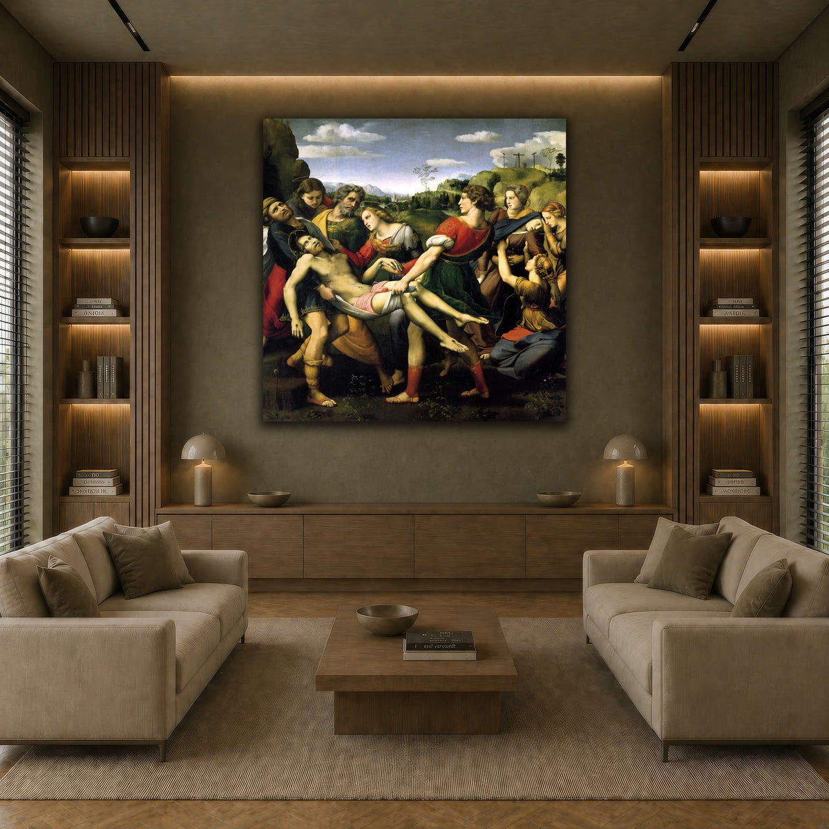 Raffaello_Sanzio_deposizione earth-living room