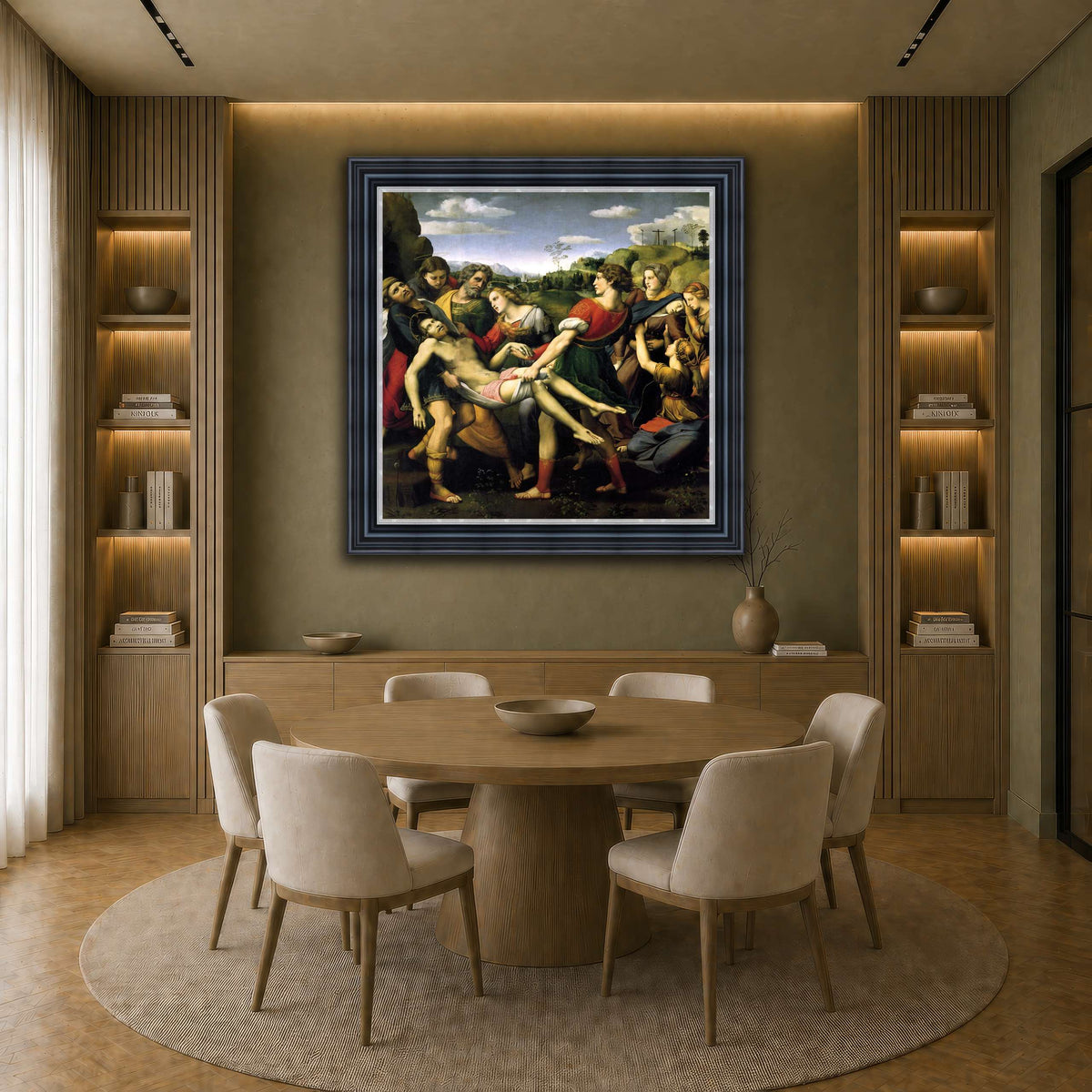 Raffaello_Sanzio_deposizione earth-dining room