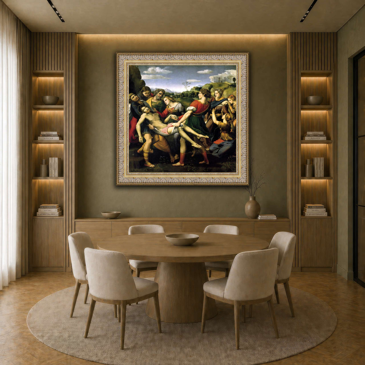 Raffaello_Sanzio_deposizione earth-dining room