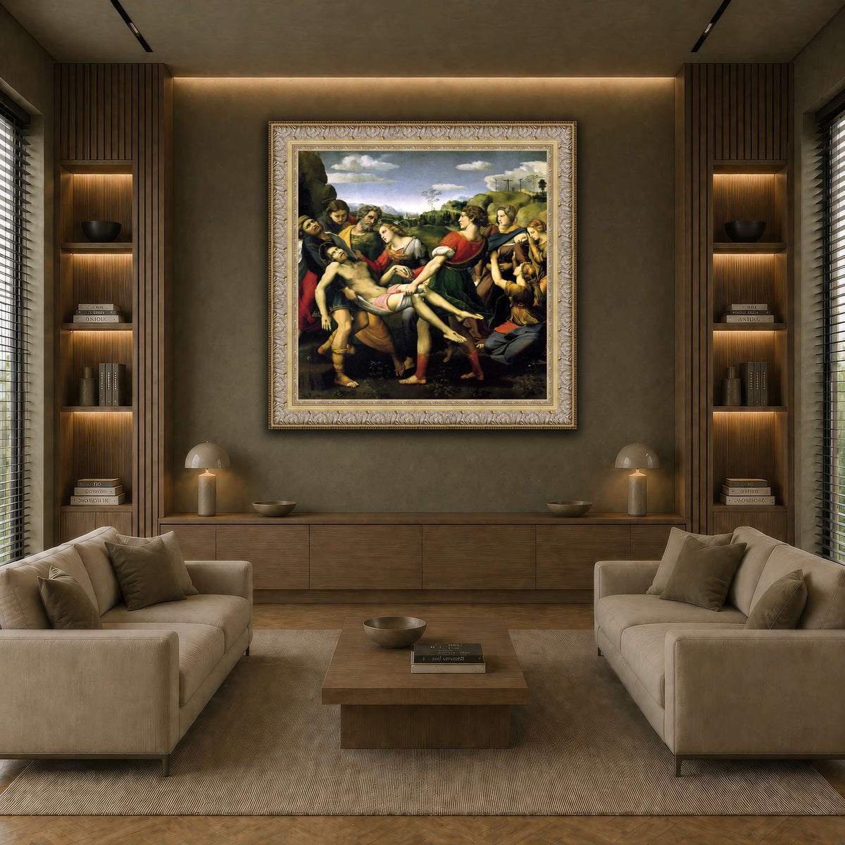 Raffaello_Sanzio_deposizione earth-living room