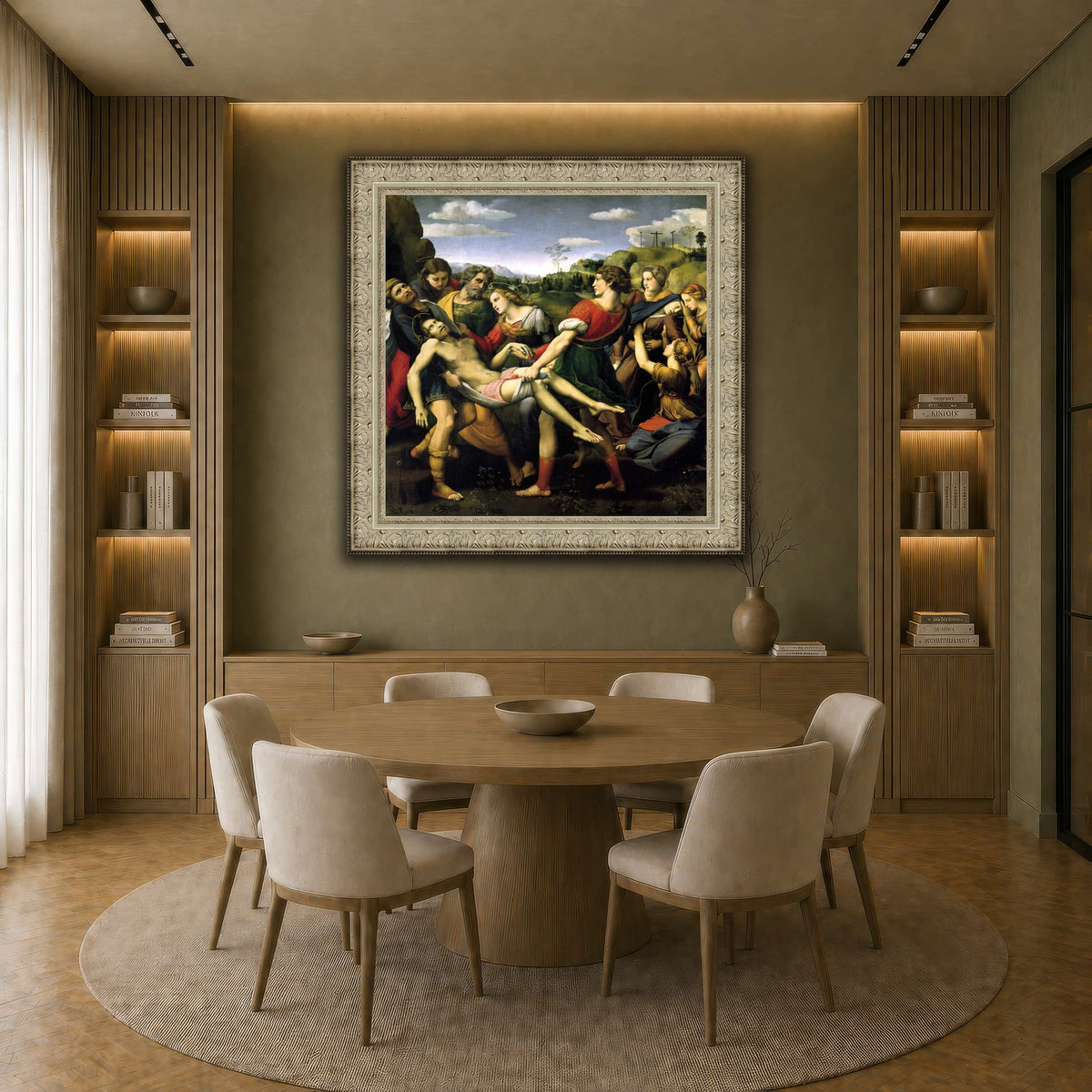 Raffaello_Sanzio_deposizione earth-dining room