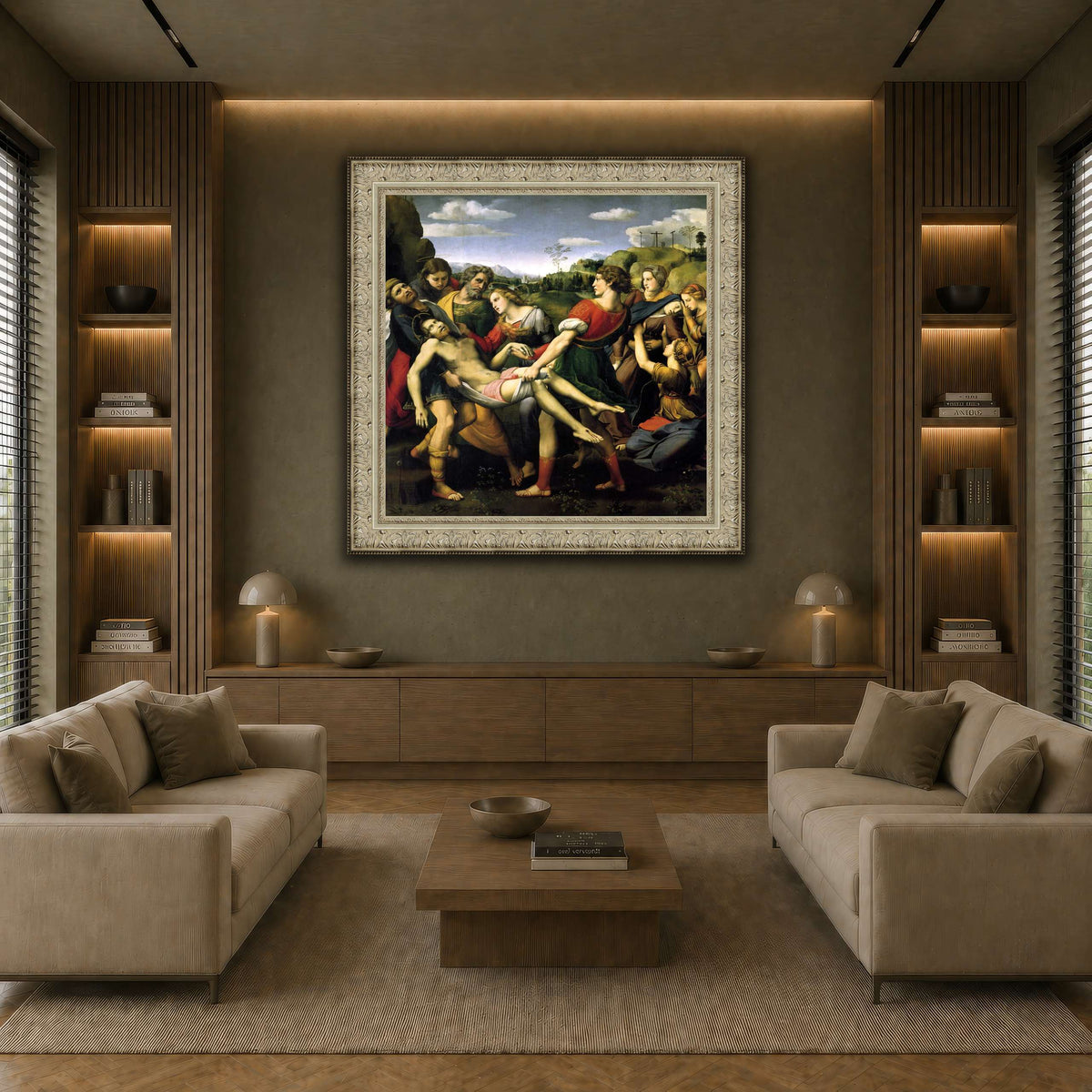 Raffaello_Sanzio_deposizione earth-living room