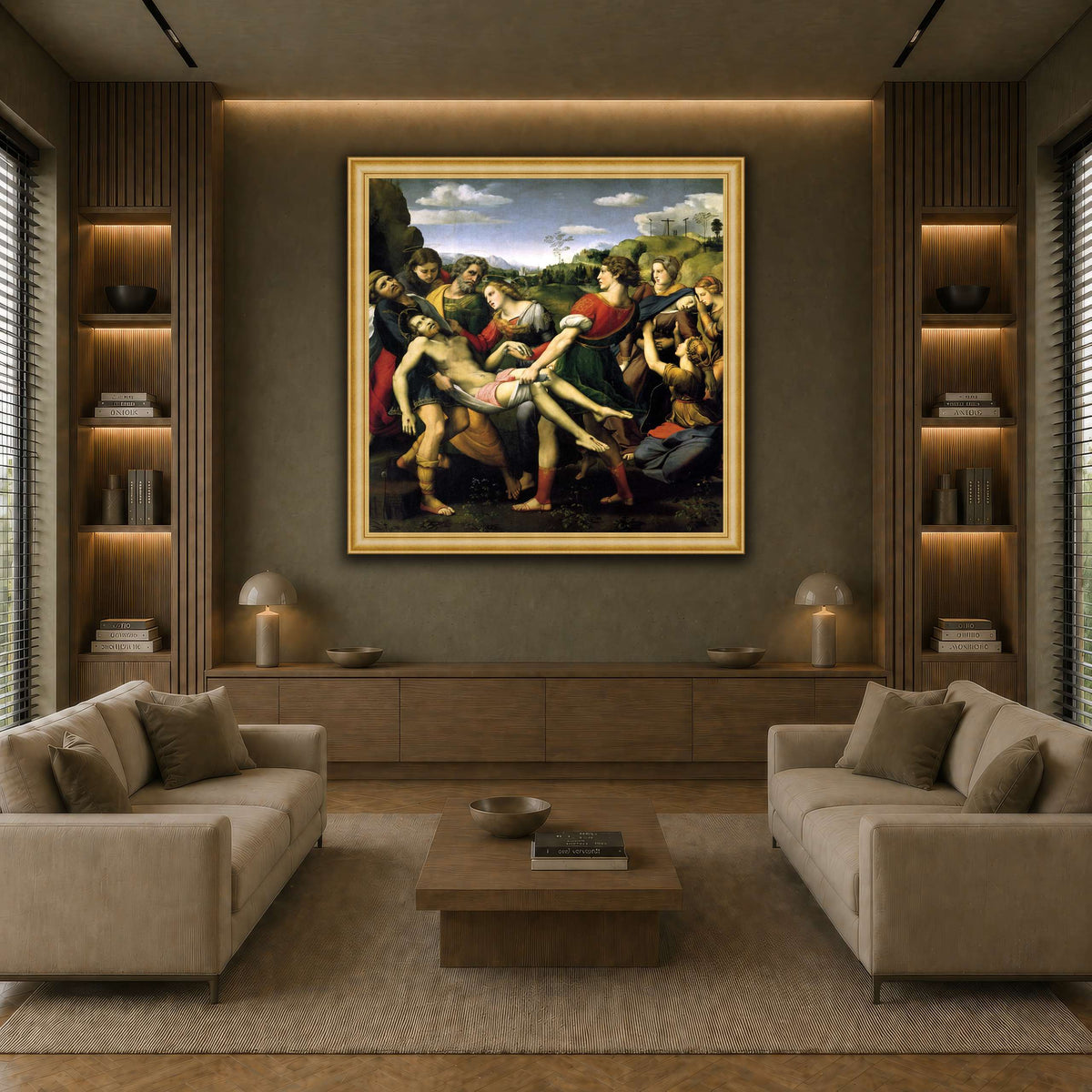 Raffaello_Sanzio_deposizione earth-living room