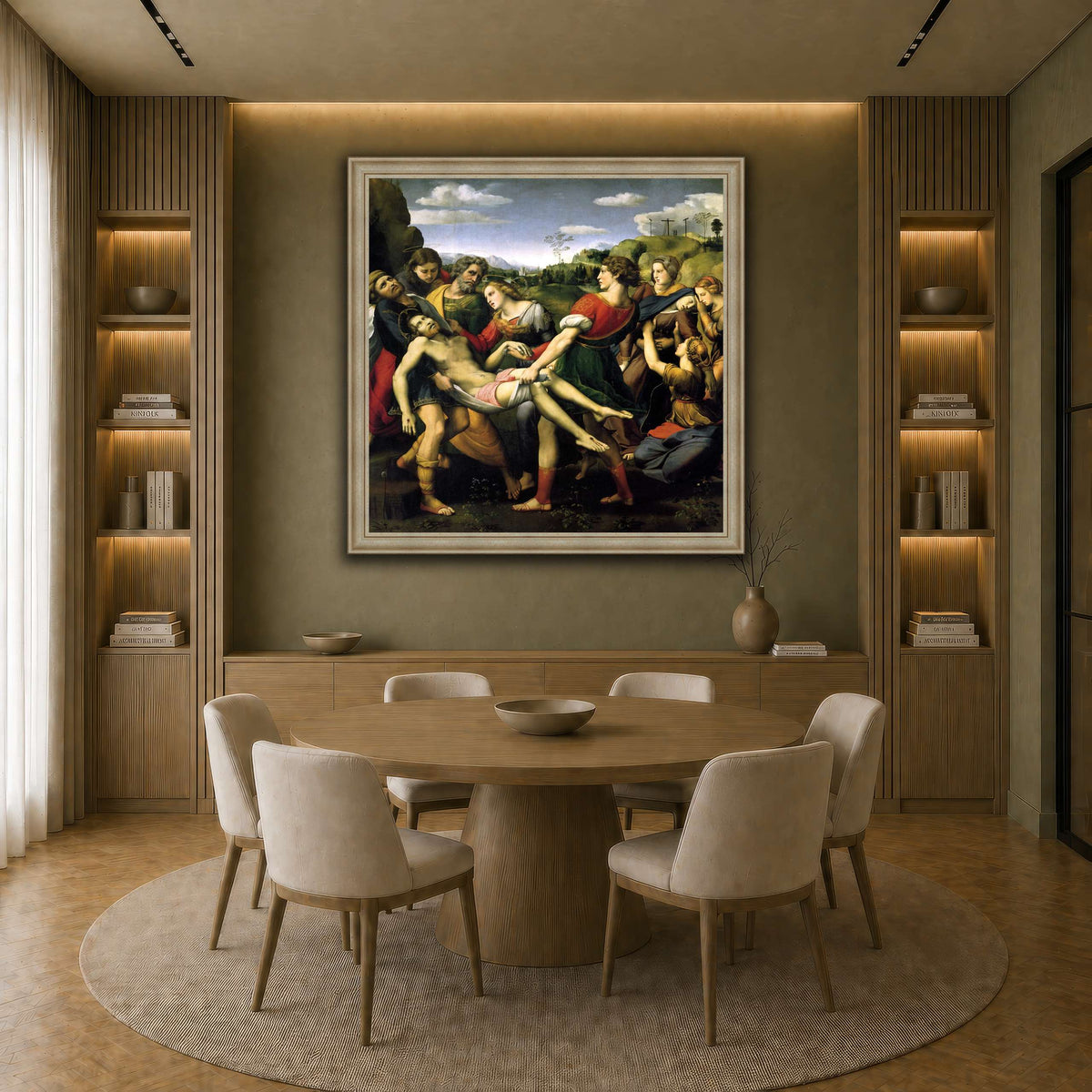 Raffaello_Sanzio_deposizione earth-dining room